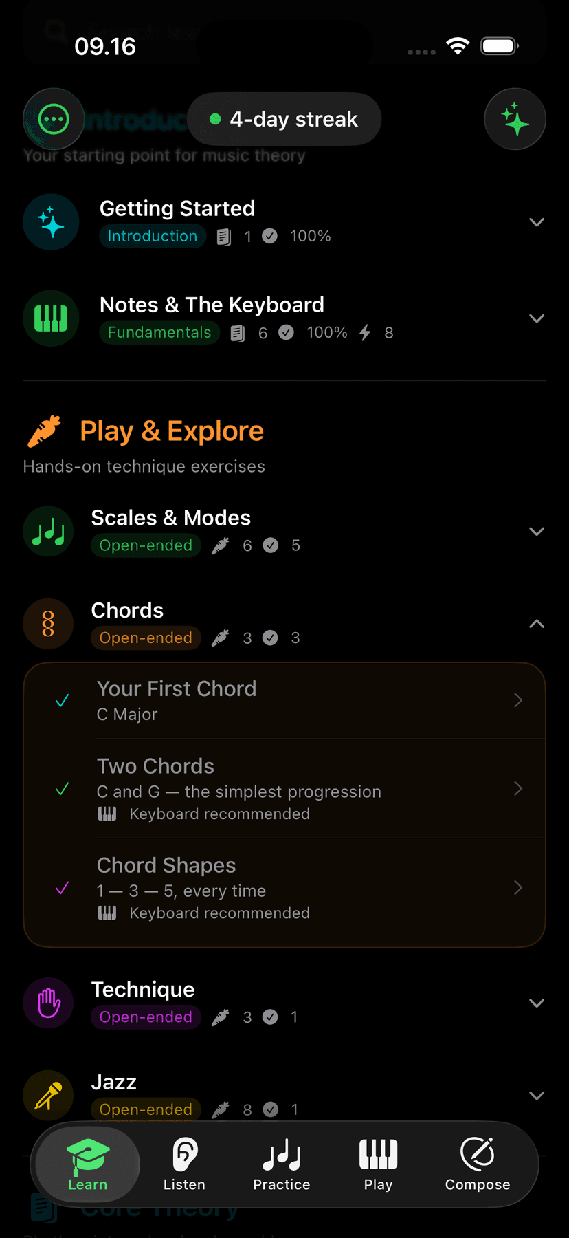 Play and Explore sandbox mode